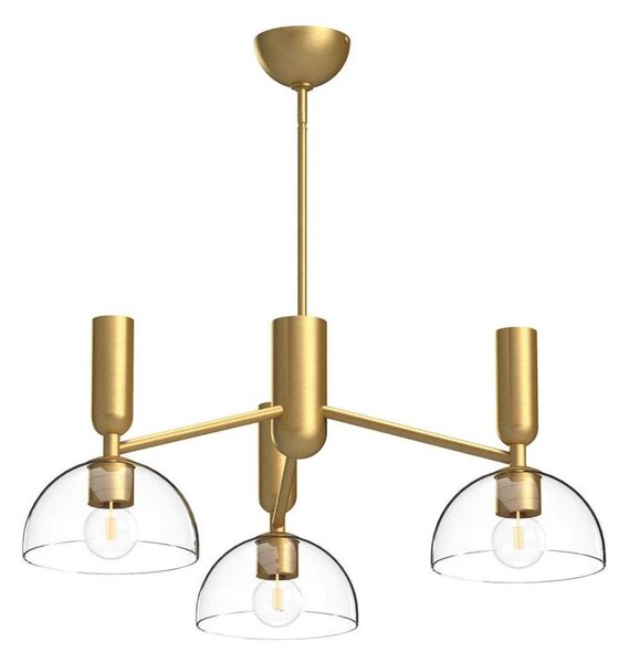 Alora Mood ALM-JUDE3-GD-CL - Lustr na tyči JUDE 3xE27/60W/230V mosaz