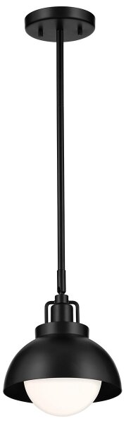 Kichler KL-NIVA-1W-1P-BK - Nástěnná lampa NIVA 1xE27/40W/230V černá