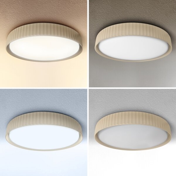 Brilagi -LED Stmívatelné stropní svítidlo LUCIA LED/48W/230V pr. 41 cm béžová+DO