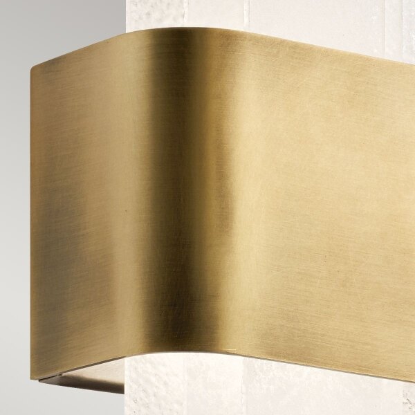 Kichler KL-SERENE-LED-W-NBR - LED Nástěnné svítidlo SERENE LED/16W/230V mosaz