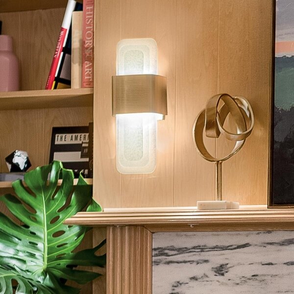 Kichler KL-SERENE-LED-W-NBR - LED Nástěnné svítidlo SERENE LED/16W/230V mosaz