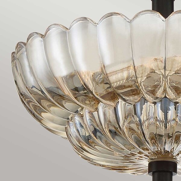Quoizel QZ-WHITECAP-SF-S - Stropní svítidlo WHITECAP 3xE14/40W/230V pr. 29,7 cm
