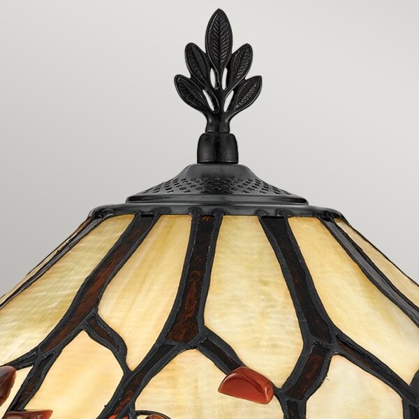 Quoizel QZ-WHISPERING-TL-VB - Stolní lampa Tiffany WHISPERING 2xE27/60W/230V