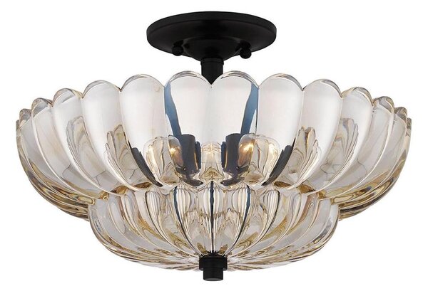 Quoizel QZ-WHITECAP-SF-M - Stropní svítidlo WHITECAP 4xE14/40W/230V pr. 39,5 cm
