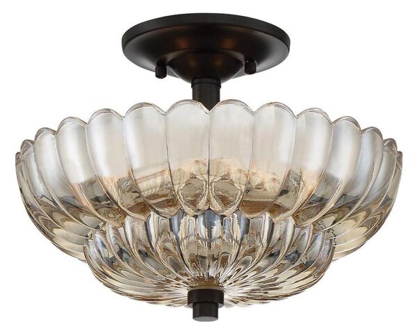 Quoizel QZ-WHITECAP-SF-S - Stropní svítidlo WHITECAP 3xE14/40W/230V pr. 29,7 cm