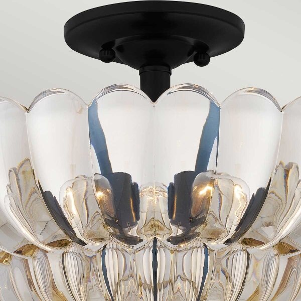 Quoizel QZ-WHITECAP-SF-M - Stropní svítidlo WHITECAP 4xE14/40W/230V pr. 39,5 cm