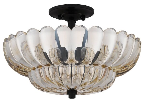 Quoizel QZ-WHITECAP-SF-M - Stropní svítidlo WHITECAP 4xE14/40W/230V pr. 39,5 cm