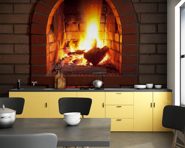 Fototapeta Krb s ohněm, Designové fototapety na zeď, Populární fototapety, u55542 - Tapeko.co.cz