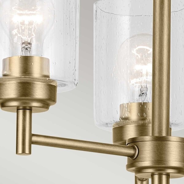 Kichler KL-WINSLOW3-NBR - Lustr na řetězu WINSLOW 3xE27/60W/230V mosaz