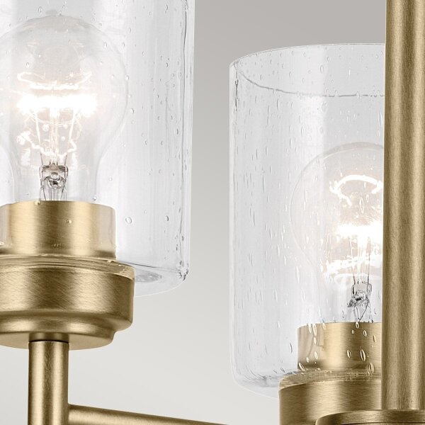 Kichler KL-WINSLOW3-NBR - Lustr na řetězu WINSLOW 3xE27/60W/230V mosaz