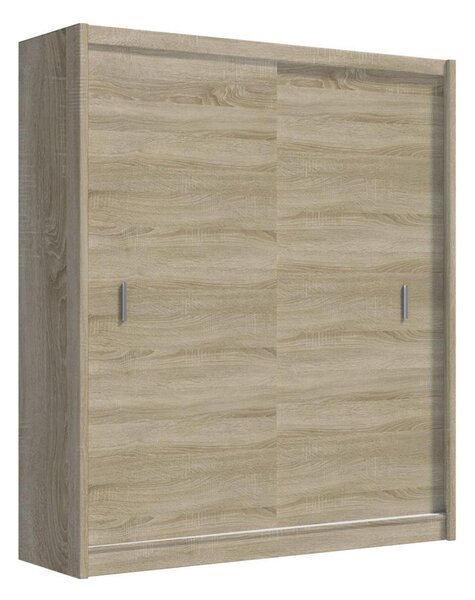 Šatní skříň s posuvnými dveřmi SAPHIRA 203x215x61 cm dub sonoma