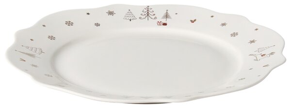 Sada 20 kusů nádobí PERILLA Porcelán Bílá