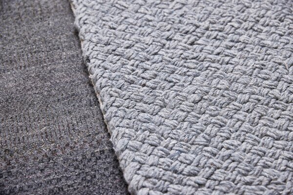 Diamond Carpets India, Ručně vázaný kusový koberec New Town DE 10032 Grey Mix, 80x150, šedá, ložnice