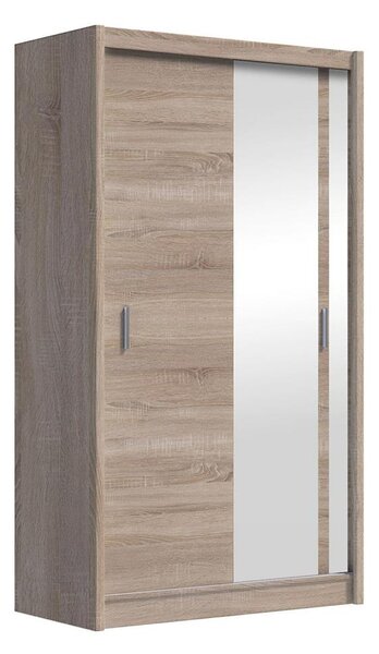 Šatní skříň se zrcadlem SABRINA 150x215x61 cm dub sonoma