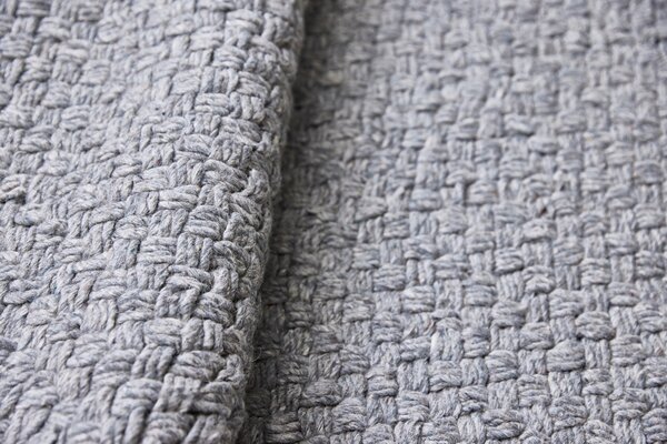 Diamond Carpets India, Ručně vázaný kusový koberec New Town DE 10032 Grey Mix, 80x150, šedá, ložnice