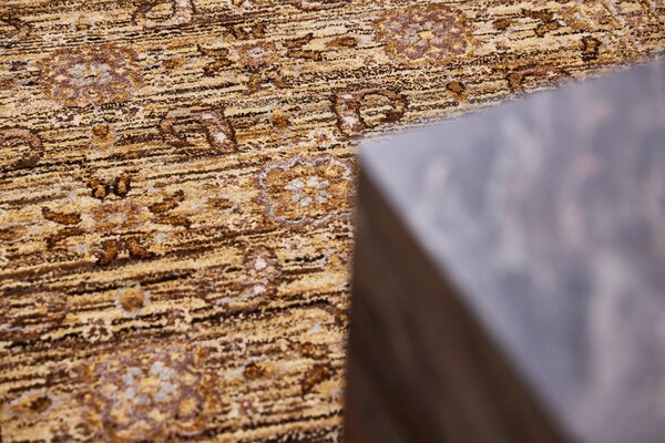 Diamond Carpets India, Ručně vázaný kusový koberec Babylon DESP HK20 Camel Mix, 80x150, hnědá, ložnice
