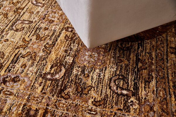 Diamond Carpets India, Ručně vázaný kusový koberec Babylon DESP HK20 Camel Mix, 80x150, hnědá, ložnice