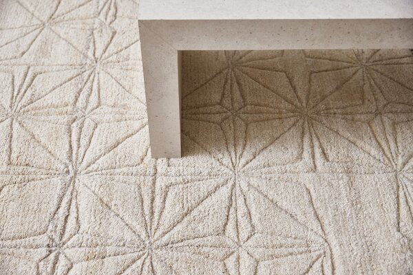 Diamond Carpets India, Ručně vázaný kusový koberec Michelangelo I DESP P105 (2), 120x170, bílá, ložnice