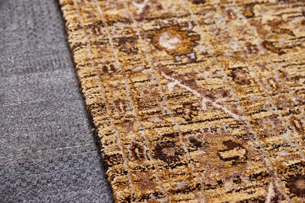 Diamond Carpets India, Ručně vázaný kusový koberec Babylon DESP HK20 Camel Mix, 80x150, hnědá, ložnice