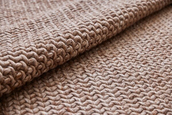 Diamond Carpets India, Ručně vázaný kusový koberec Sigma Sand DESP P106 Brown Mix, 80x150, béžová, ložnice