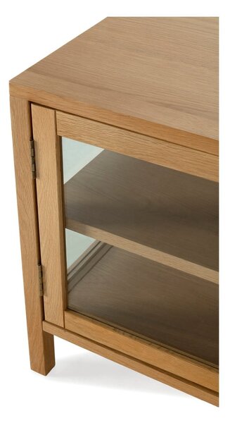 TV stolek v dekoru dubu v přírodní barvě 160x50x40 cm Ceci – MOME