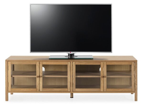 TV stolek v dekoru dubu v přírodní barvě 160x50x40 cm Ceci – MOME