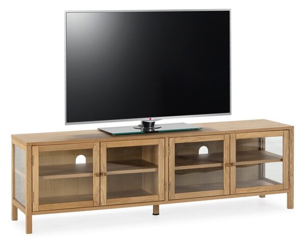 TV stolek v dekoru dubu v přírodní barvě 160x50x40 cm Ceci – MOME