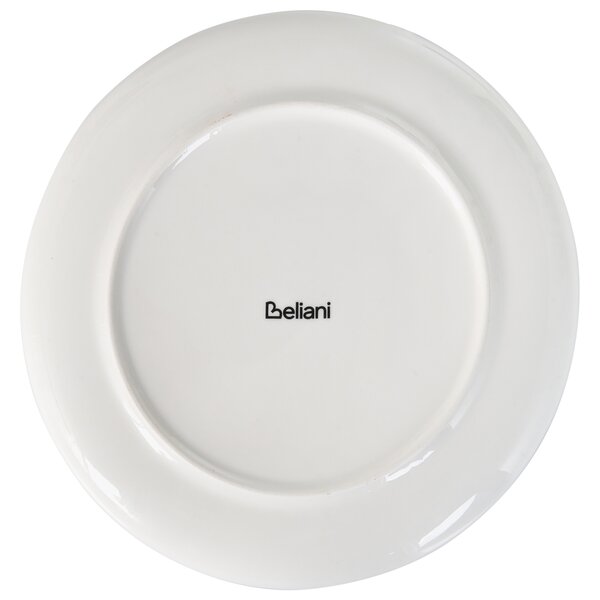 Sada 24 kusů nádobí MAHLEB Porcelán Bílá/Modrá