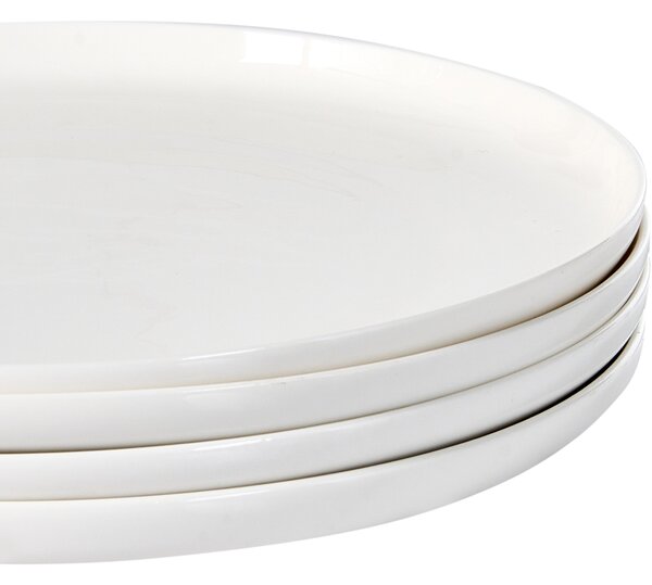Sada 24 kusů nádobí MAHLEB Porcelán Bílá/Modrá