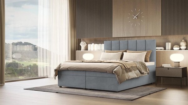 Hotelová postel DELTA 1 - 120x200, tmavě šedá