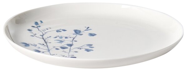 Sada 24 kusů nádobí MAHLEB Porcelán Bílá/Modrá