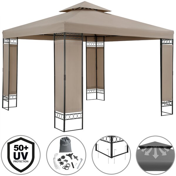 Deuba Zahradní altán Lorca 3x3 m - taupe