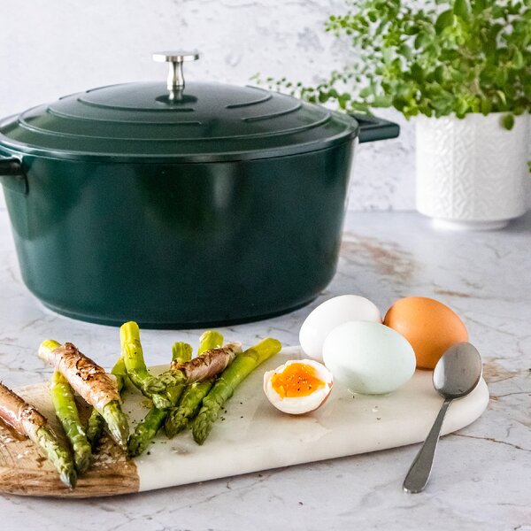 Hrnec MasterClass 28 cm 5 l indukční nepřilnavý tmavě zelený MCMCRD28GRN