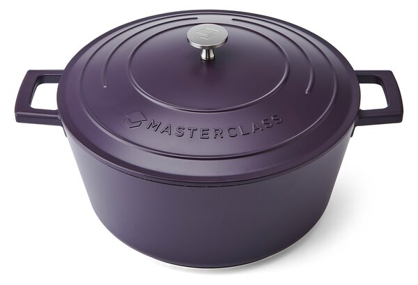 Hrnec MasterClass 28 cm 5 l indukční nepřilnavý lilkový MCMCRD28PUR