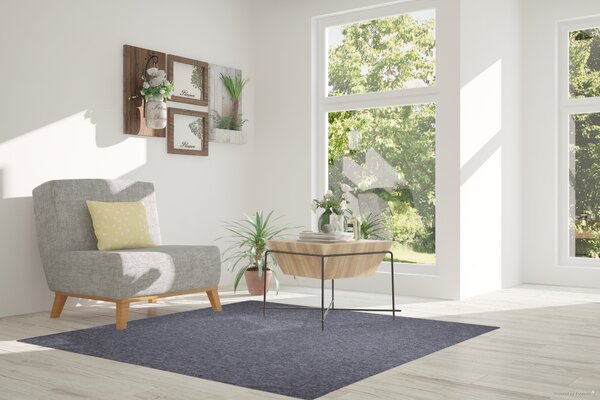 Vopi, Kusový koberec Astra světle šedá čtverec, 80x80, šedá, chodba / předsíň