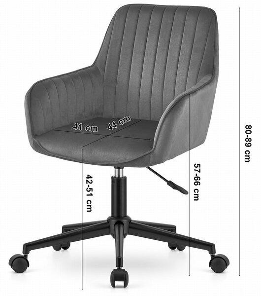 Béžové kancelářské křeslo ROXY