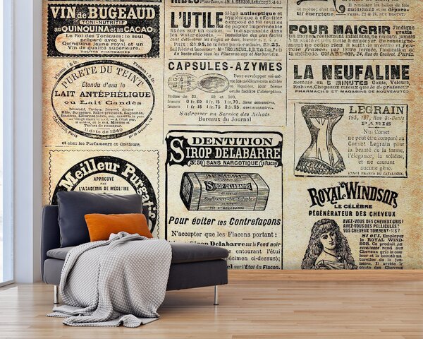 Fototapety Noviny, publikace a písmo, Fototapety francouzské, u56680 : uwalls.cz