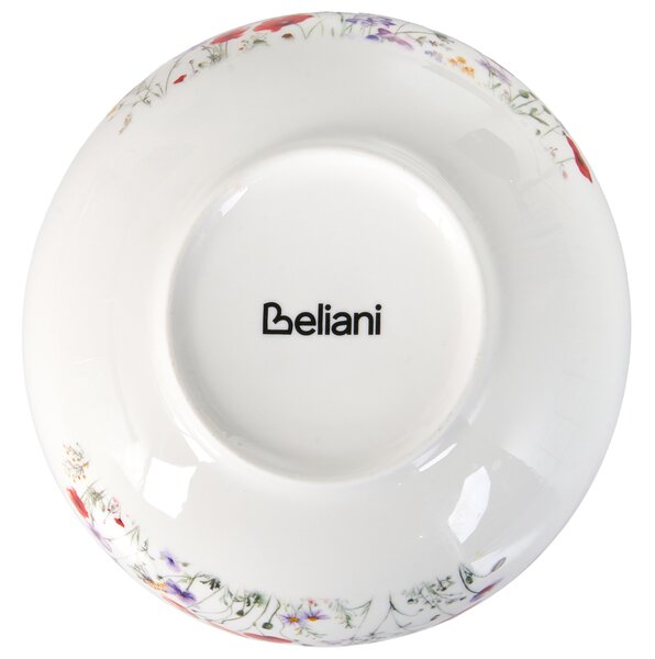 Sada 24 kusů nádobí EPAZOTE Porcelán Bílá