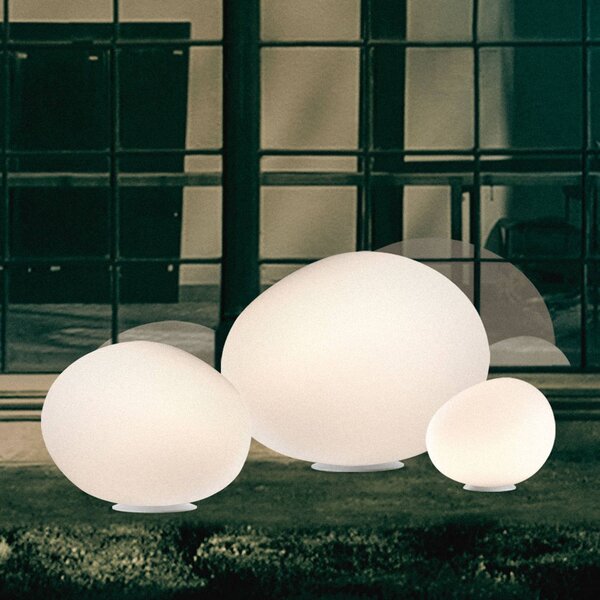 Foscarini Gregg outdoor grande Venkovní dekorativní svítidlo, Bílá / opál, Plast, Design