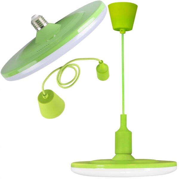 LED Závěsné svítidlo KIKI 1xE27/15W/230V zelené