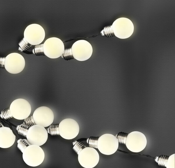 LED Solární dekorační řetěz LED/1,2V 300 mAh 3,8 m IP44