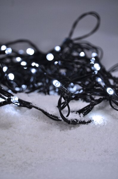 Solight 1V06-W-LED Venkovní vánoční řetěz 200xLED/8 funkcí 15m IP44 studená bílá