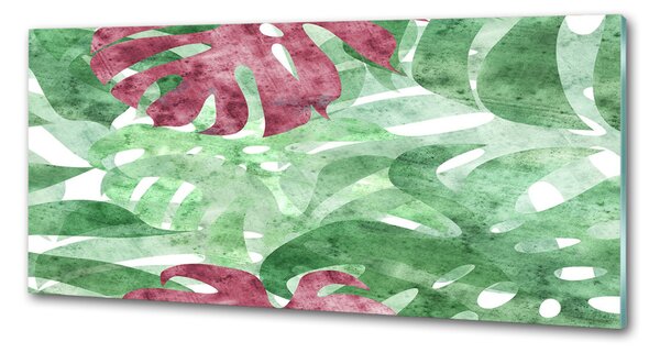 Skleněný panel do kuchynské linky Monstera pksh-124503126