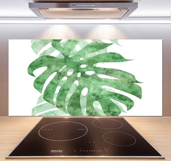 Skleněný panel do kuchynské linky Monstera pksh-124503131