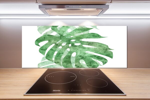 Skleněný panel do kuchynské linky Monstera pksh-124503131