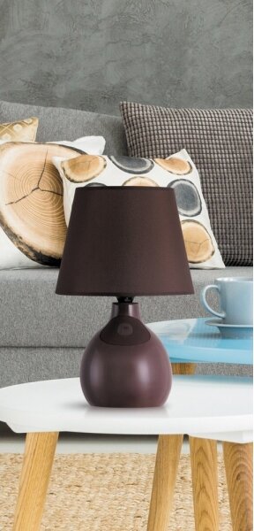Rabalux 4476 - Stolní lampa INGRID 1xE14/40W/230V hnědá