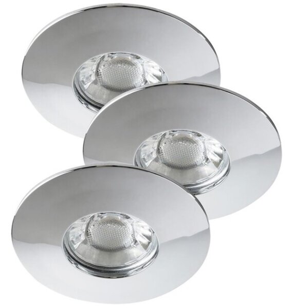 Rabalux 1072 - SADA 3x LED Koupelnové podhledové svítidlo RANDY 3xLED/4W/230V ku