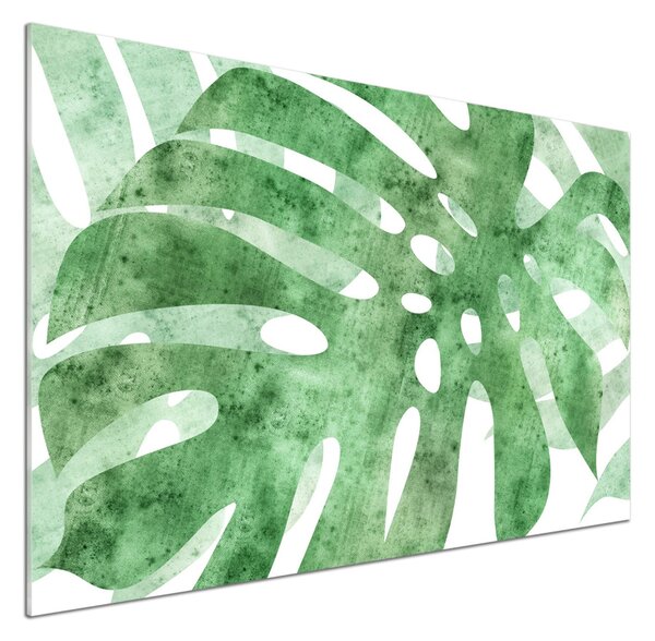 Skleněný panel do kuchynské linky Monstera pksh-124503131
