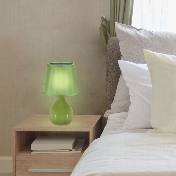 Rabalux 4477 - Stolní lampa INGRID 1xE14/40W/230V zelená