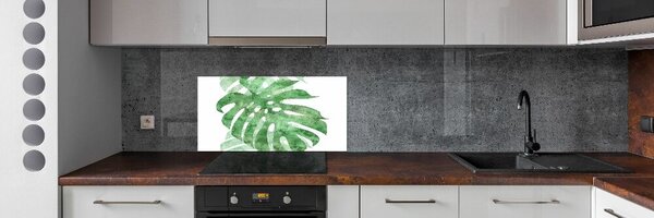 Skleněný panel do kuchynské linky Monstera pksh-124503131